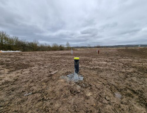 Dépollution – Forage de neuf nouveaux puits sur le sarcophage
